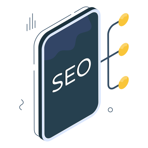 seo móvil icono gratis