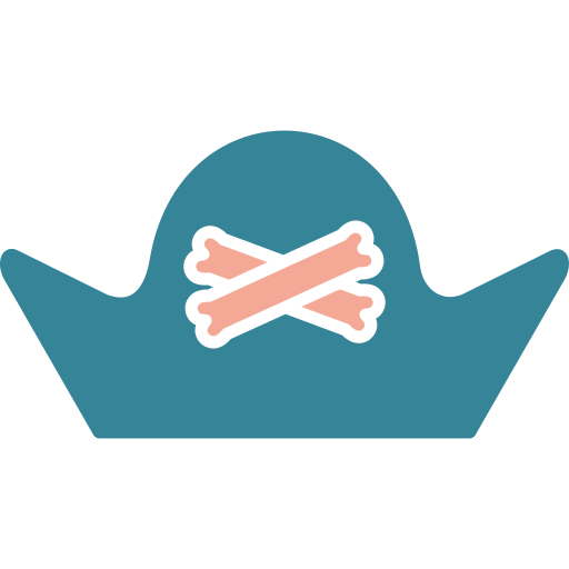 Pirate hat free icon