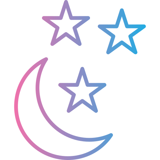 Half moon free icon
