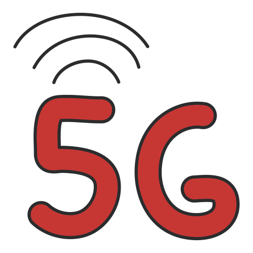 señales 5g icono gratis