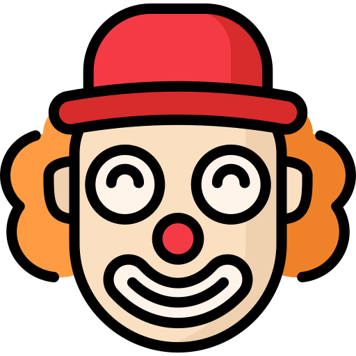 payaso icono gratis