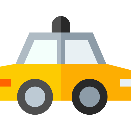 Taxi Basic Straight Flat icon