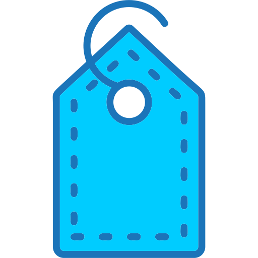 etiqueta de precio icono gratis