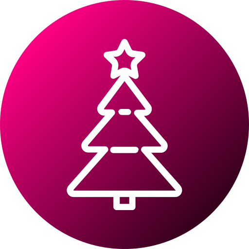 árbol de navidad icono gratis