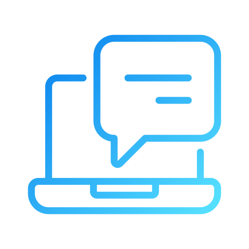 Online chat free icon