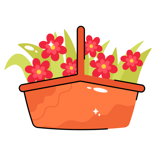 canasta de flores gratis sticker