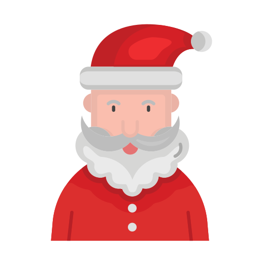 papá noel icono gratis