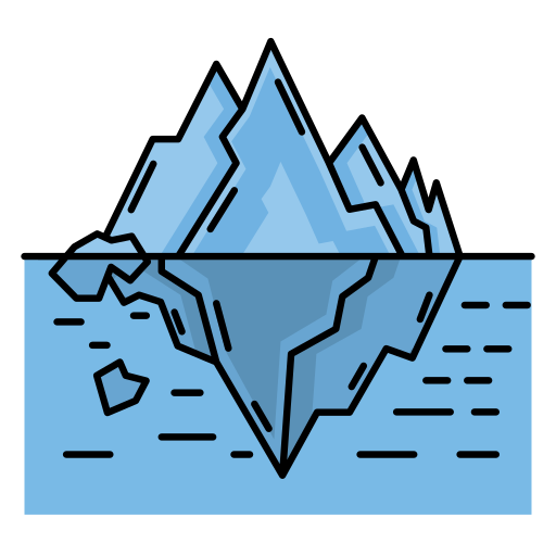 iceberg icono gratis