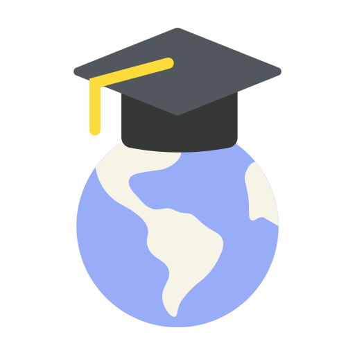 educación global icono gratis