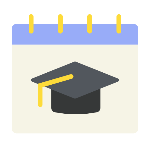 día de graduación icono gratis