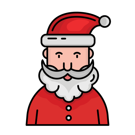 papá noel icono gratis