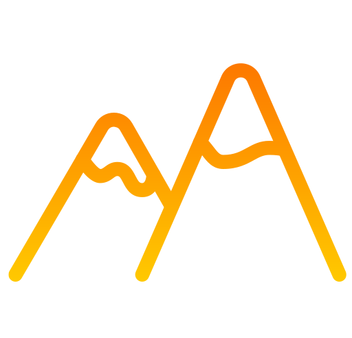 montagnes Icône gratuit