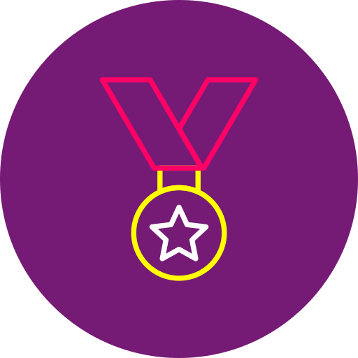 medalla de oro icono gratis