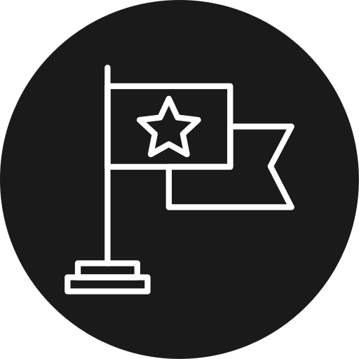 Flag free icon Flag free icon