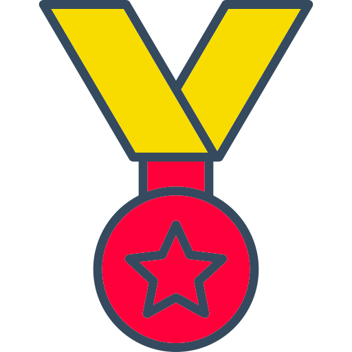 medalha de ouro grátis ícone