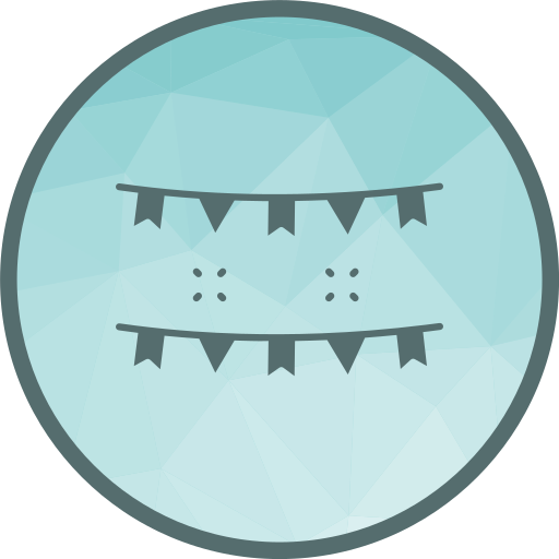 guirnaldas icono gratis