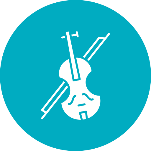 violín icono gratis