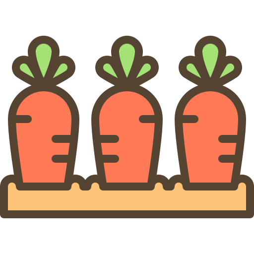 zanahorias icono gratis