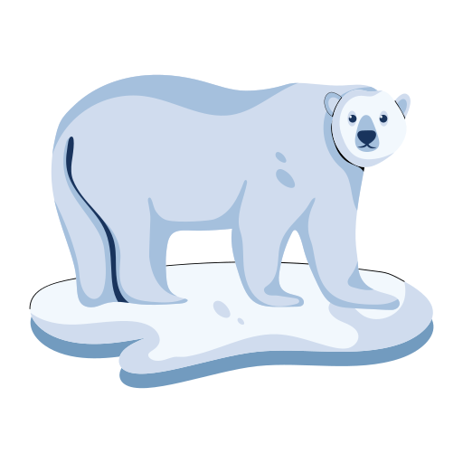 oso polar gratis sticker