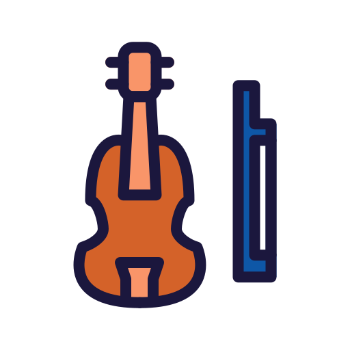 violín icono gratis