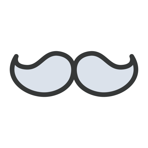 bigote icono gratis