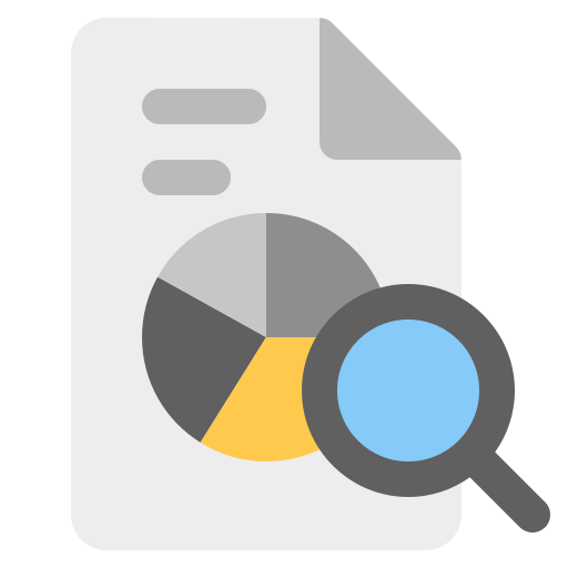 reporte de negocios icono gratis