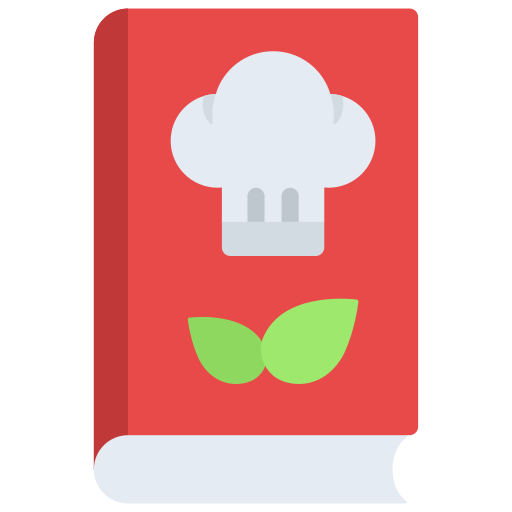 libro de recetas icono gratis