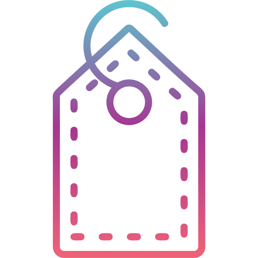 etiqueta de precio icono gratis