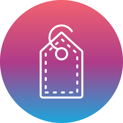 etiqueta de precio icono gratis