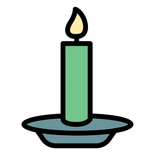 luz de las velas icono gratis