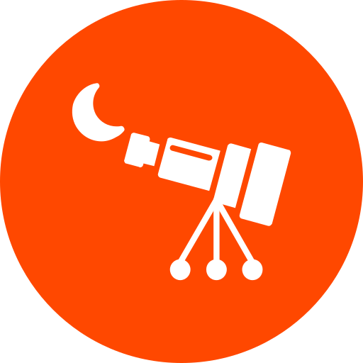 망원경 무료 아이콘