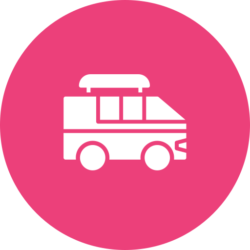 furgoneta de surf icono gratis