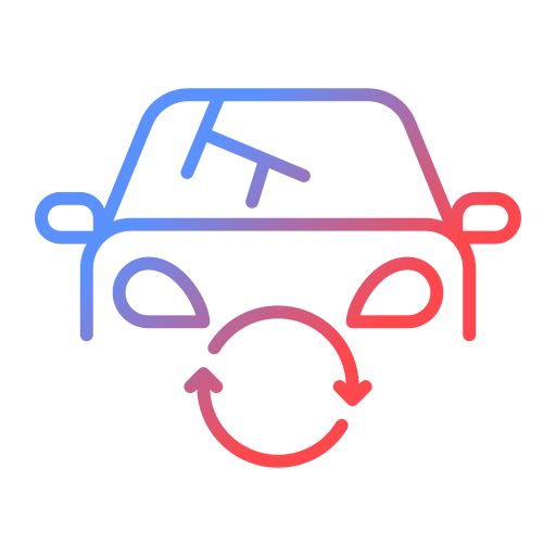 reparación de parabrisas icono gratis