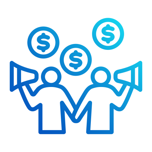 le marketing d'affiliation Icône gratuit le marketing d'affiliation Icône gratuit