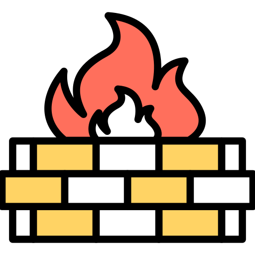 muro de fuego icono gratis