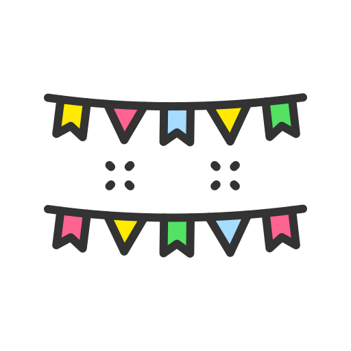 guirnaldas icono gratis