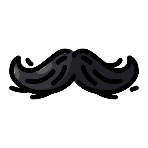 bigotes icono gratis