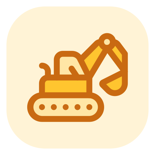 excavador icono gratis