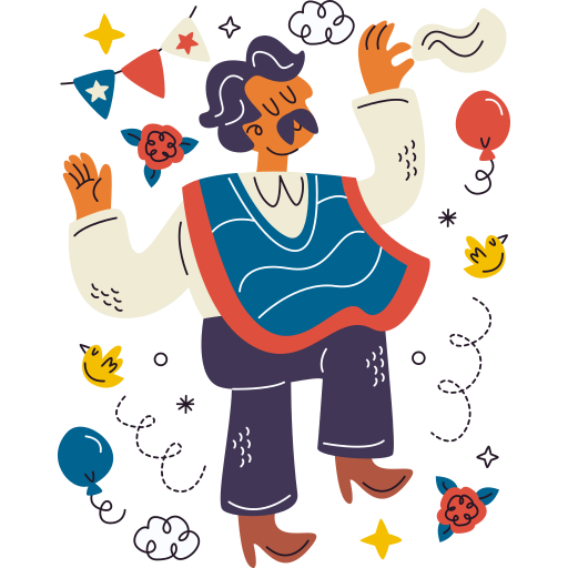Chilean free sticker