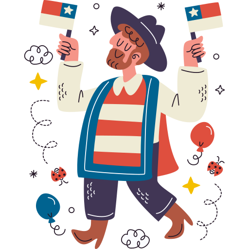 Fiestas patrias free sticker Fiestas patrias free sticker