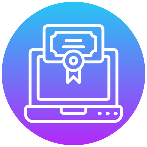 cours en ligne Icône gratuit