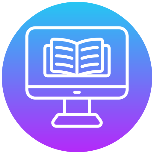 educación en línea icono gratis