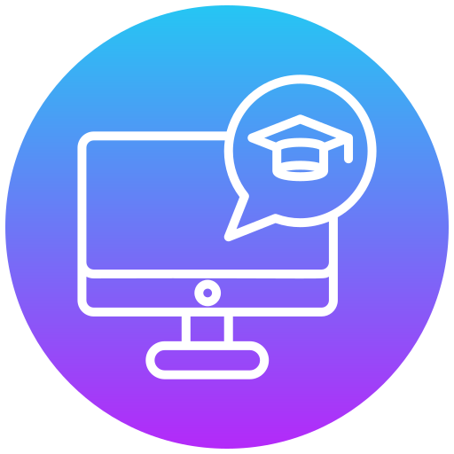 plataforma de aprendizaje icono gratis