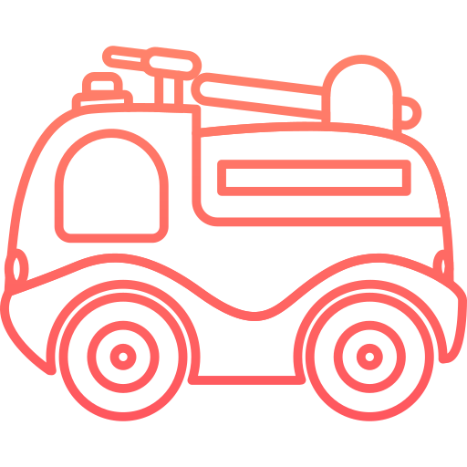 caminhão de bombeiros grátis ícone
