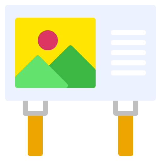 Billboard free icon