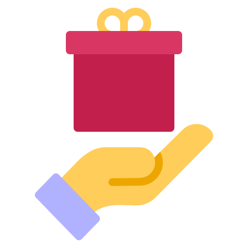 Gift free icon