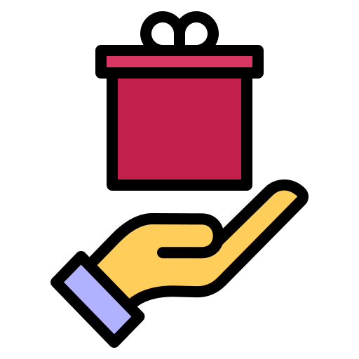 Gift free icon
