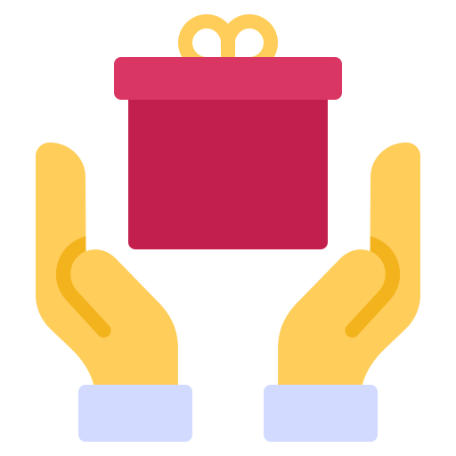 Gift free icon
