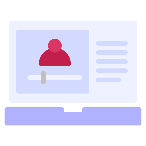 Video content free icon Video content free icon