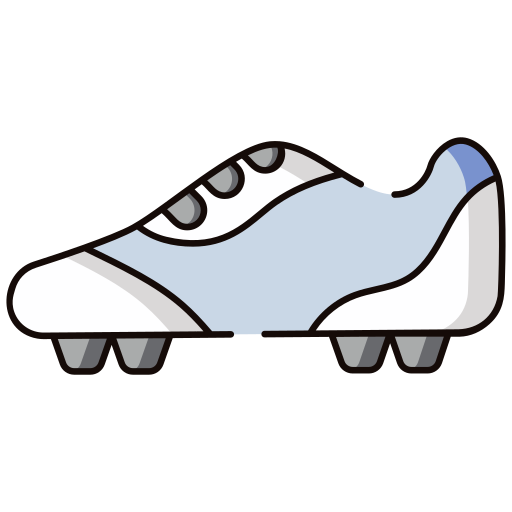 zapatos de fútbol icono gratis